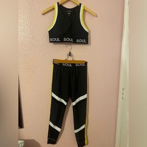 limited edition Allfenix + Soulcycle 2-piece set: sports bra + leggings